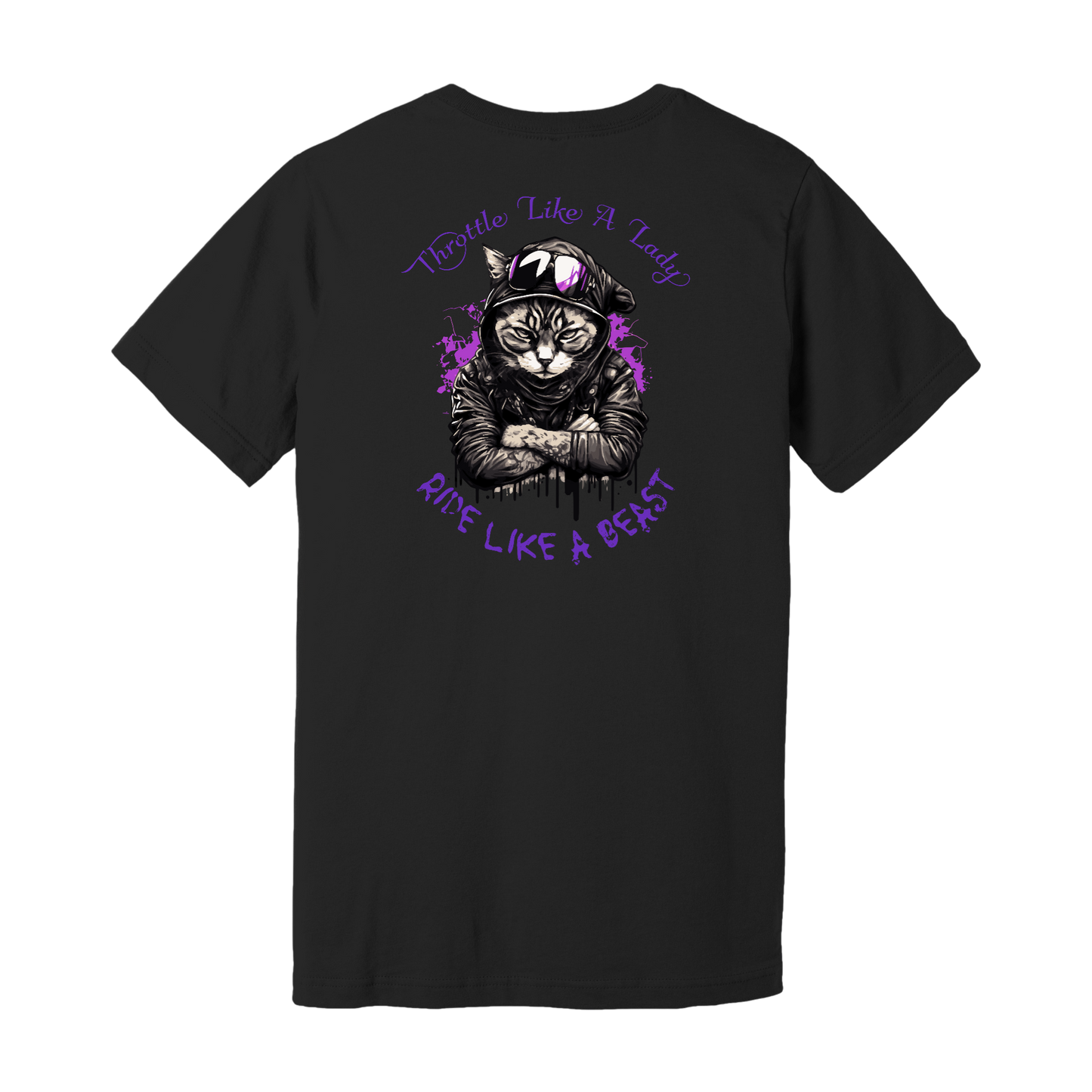 Throttle Like a Lady, Ride Like a Beast Tee
