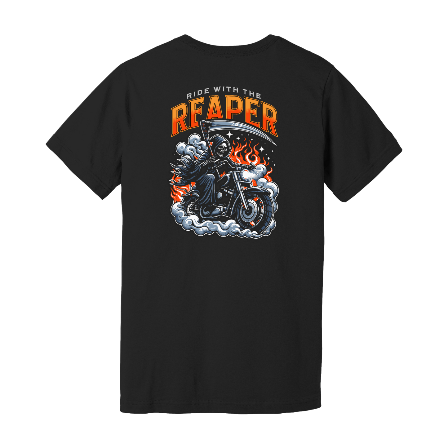 Ride with the Reaper - Hellfire Rider Tee