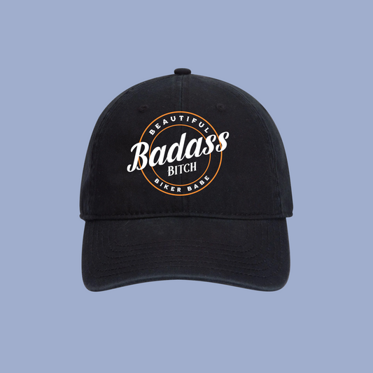 Beautiful Badass Biker Babe Hat